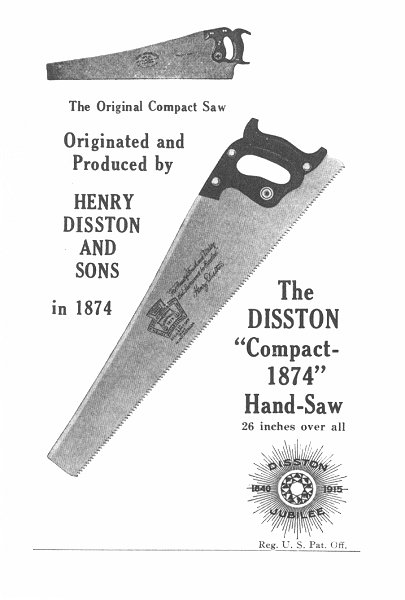 Compact 1874 Handsaw ad