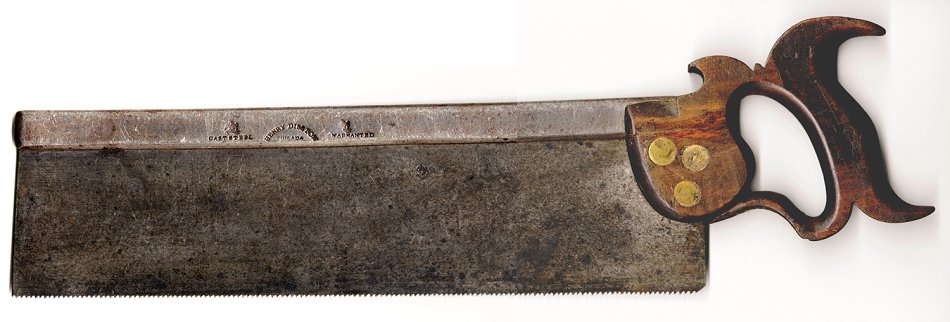 1840's Disston backsaw