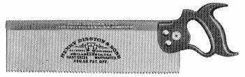 No. 4 Backsaw 1911 Catalog Illustration