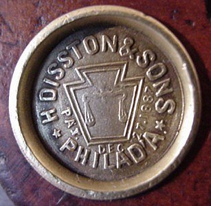 1887 patent date medallion