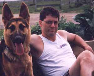 a boy and his dog